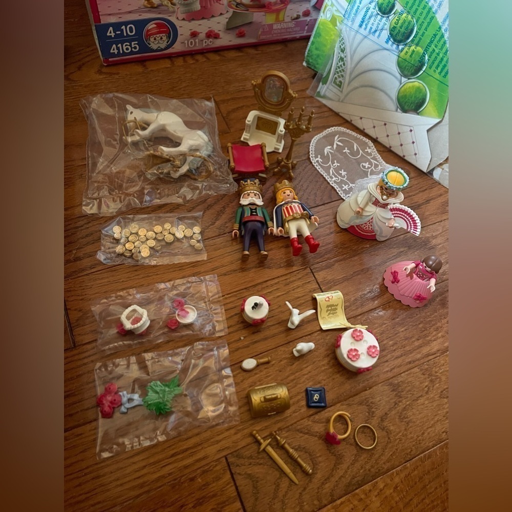 PLAYMOBIL Advent Calendar Prince Wedding 4165 Christmas Horse Incomplete